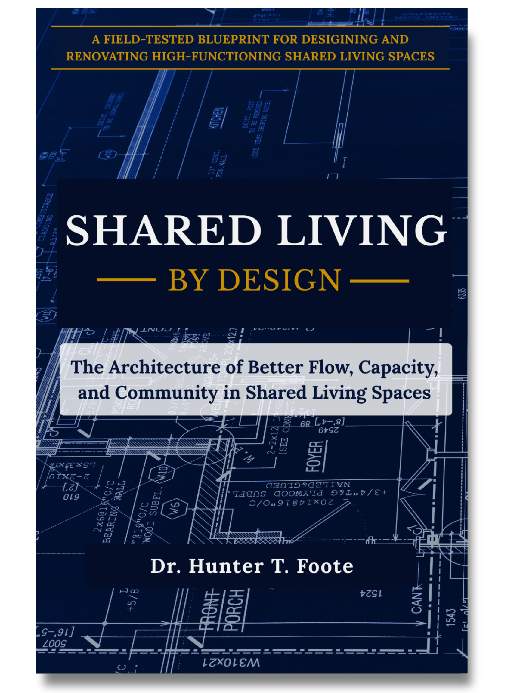 3D book cover for shared Living by design