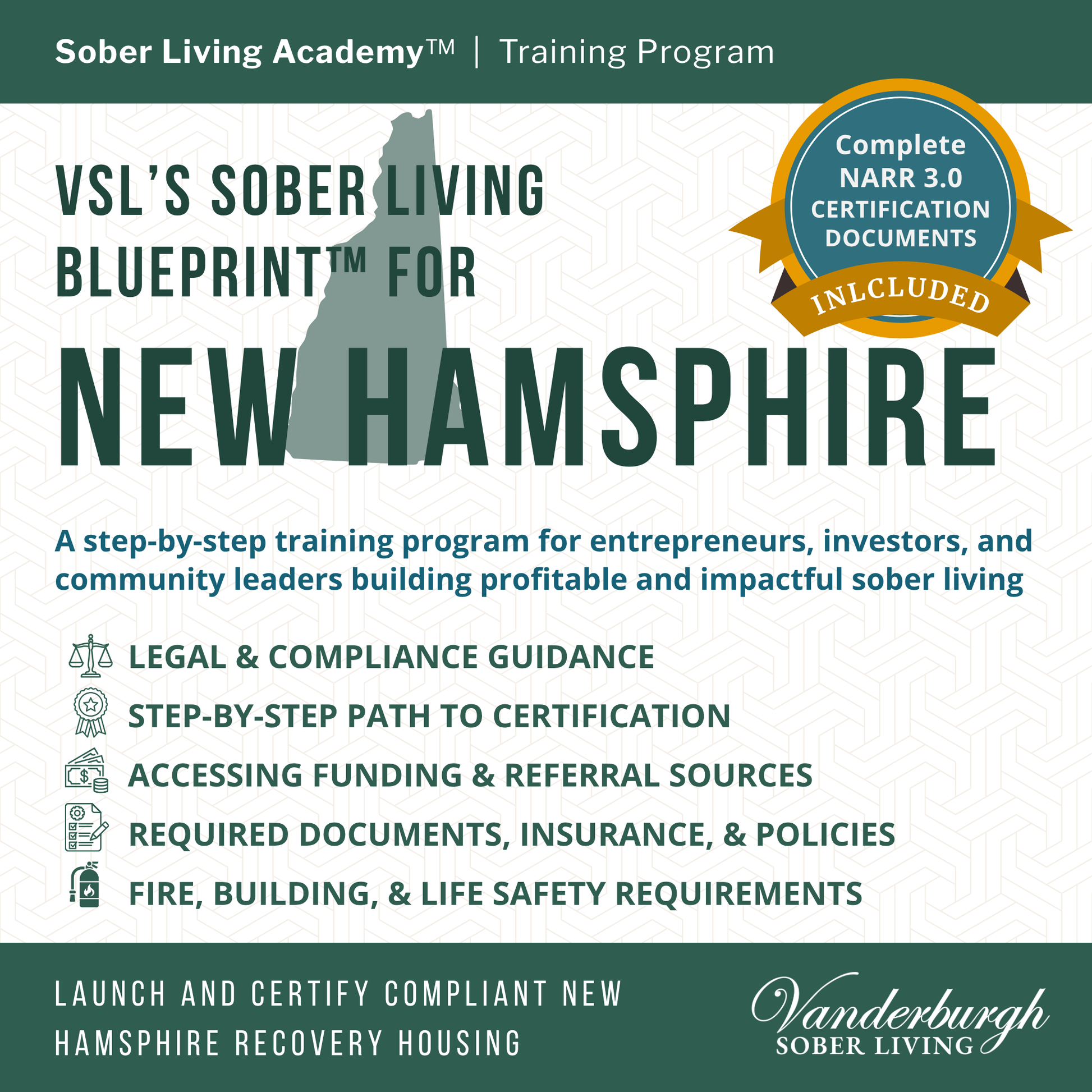 The New Hampshire Sober Living Blueprint — Templates and Documents for Sober House Operators