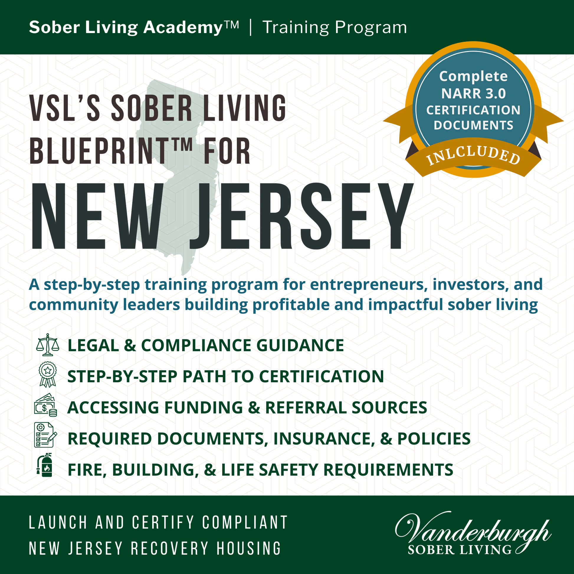 The New Jersey Sober Living Blueprint — Templates and Documents for Sober House Operators